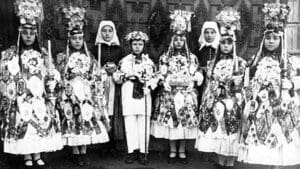 Swabian Christkindling (krisztkindli) in 1937.