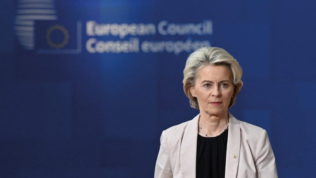 EU Commission President Ursula von der Leyen. Brussels, Belgium, 26 October 2023