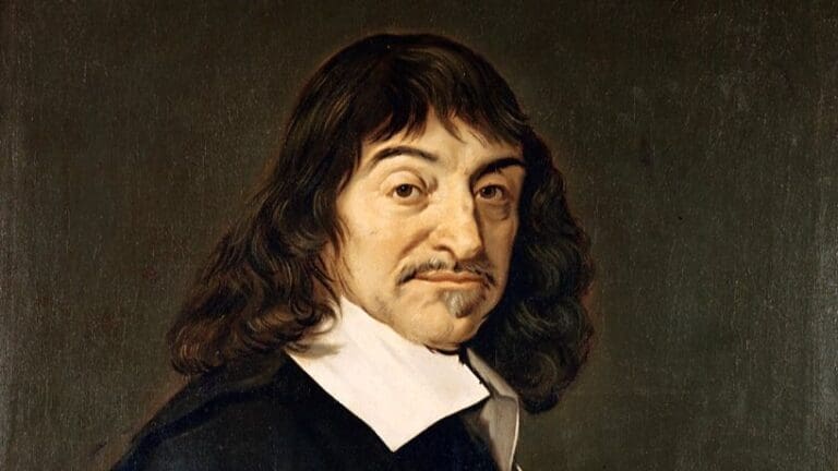 Portrait of René Descartes (after Frans Hals, detail)