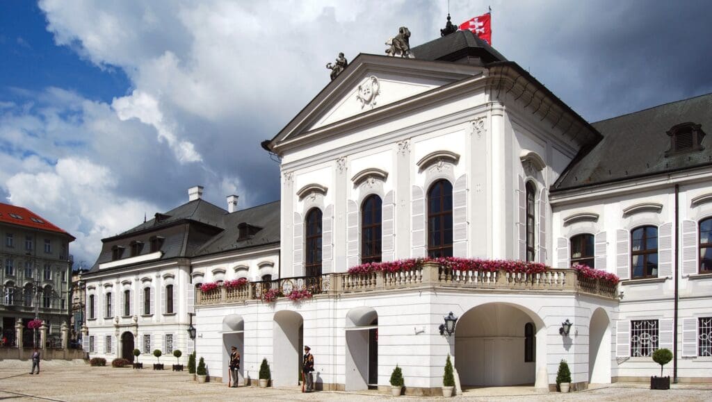 The Grassalkovich Palace in Bratislava – Residence of the President of the Slovak Republic