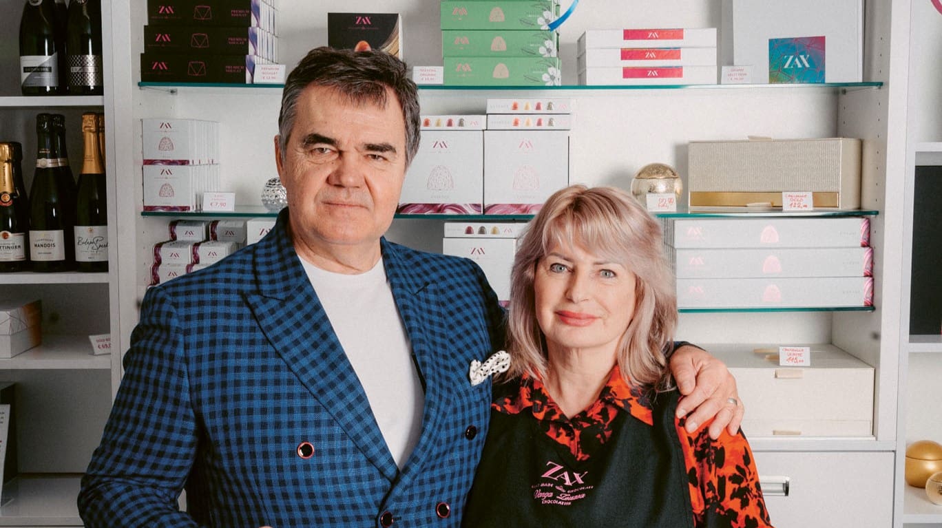 Zsuzsa and Ferenc Varga, creators of the ZAX chocolate manufactory