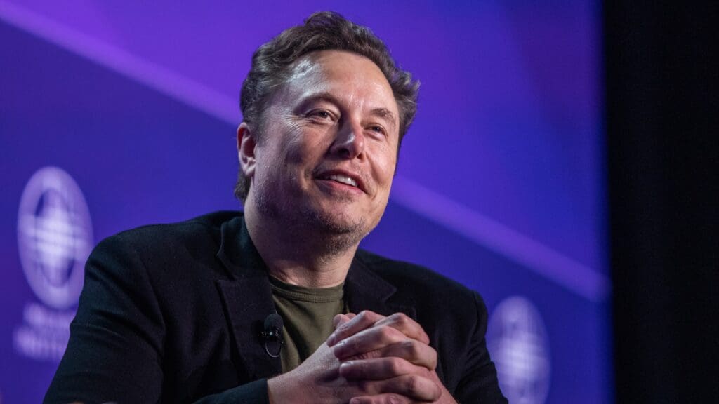 Elon Musk at the Milken Institute’s Global Conference in Beverly Hills, California on 6 May 2024