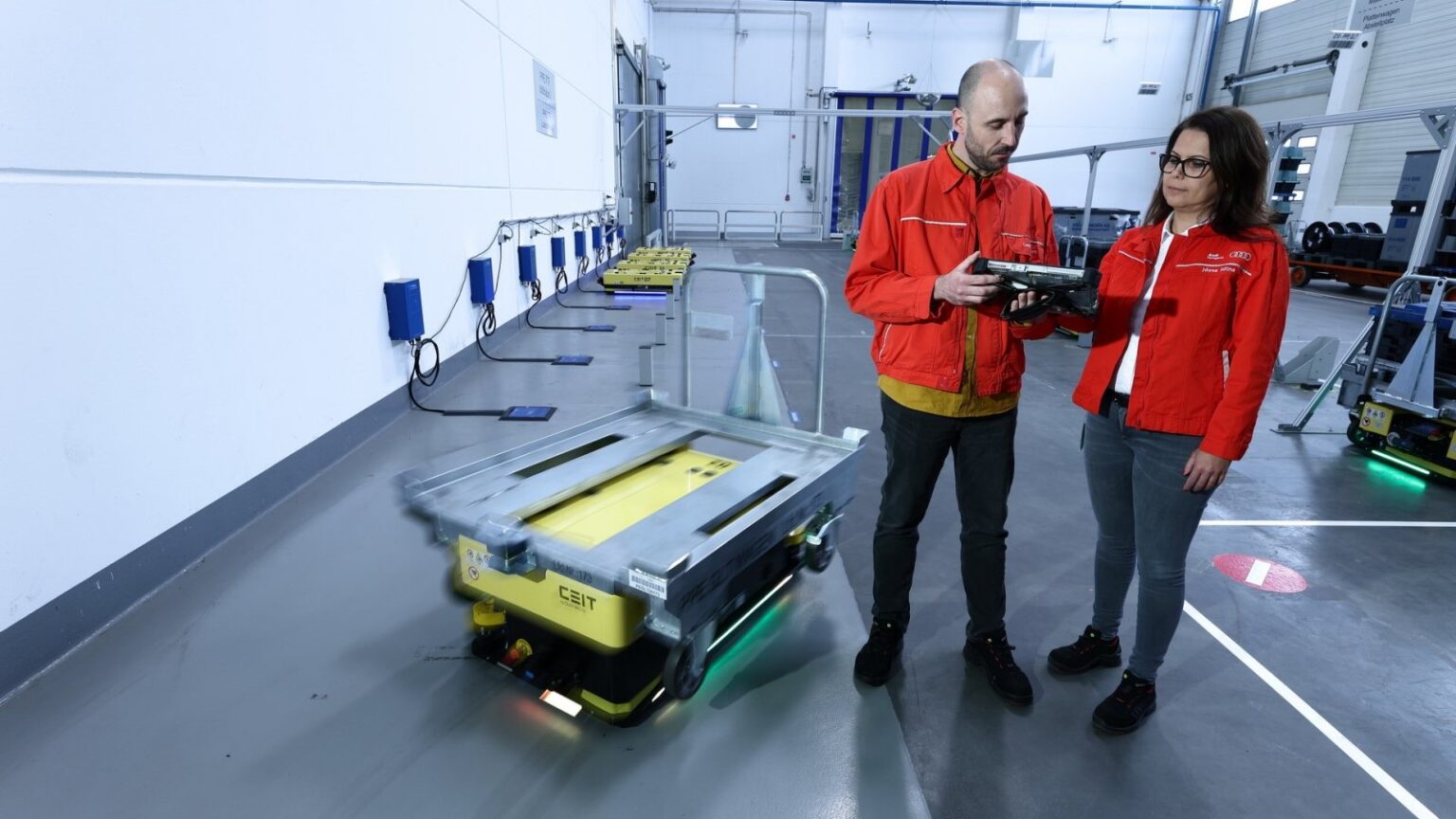 Audi Hungaria’s PPE Electric Drive Production Supported by High-Tech Robotic Fleet