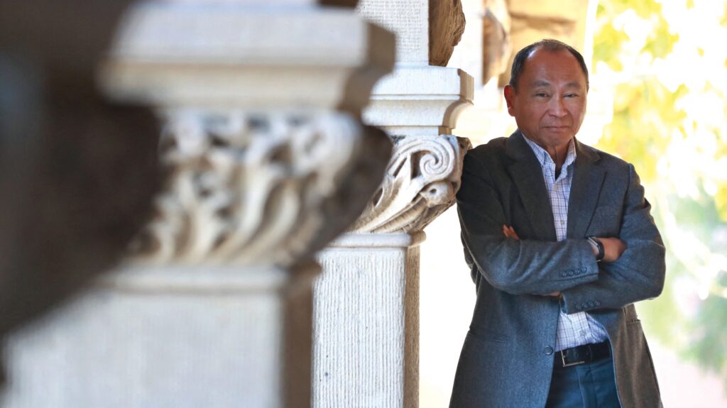 American political scientist Francis Fukuyama at Stanford University in California, 20 October 2018