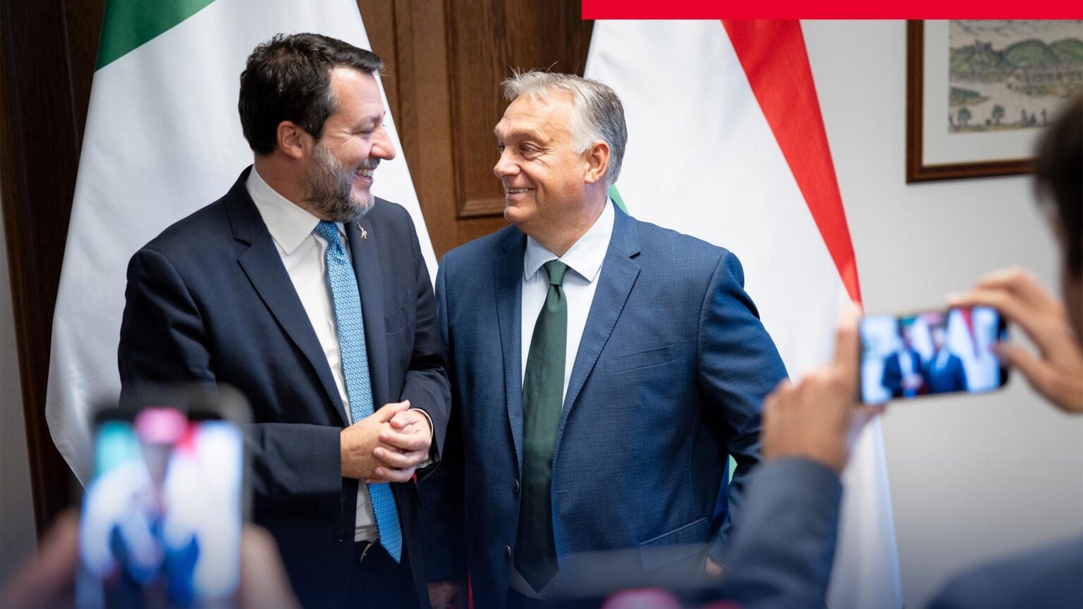 Matteo Salvini Meets with Viktor Orbán in Budapest