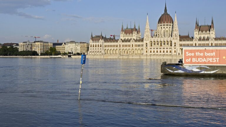 The Danube flooding in Budapest