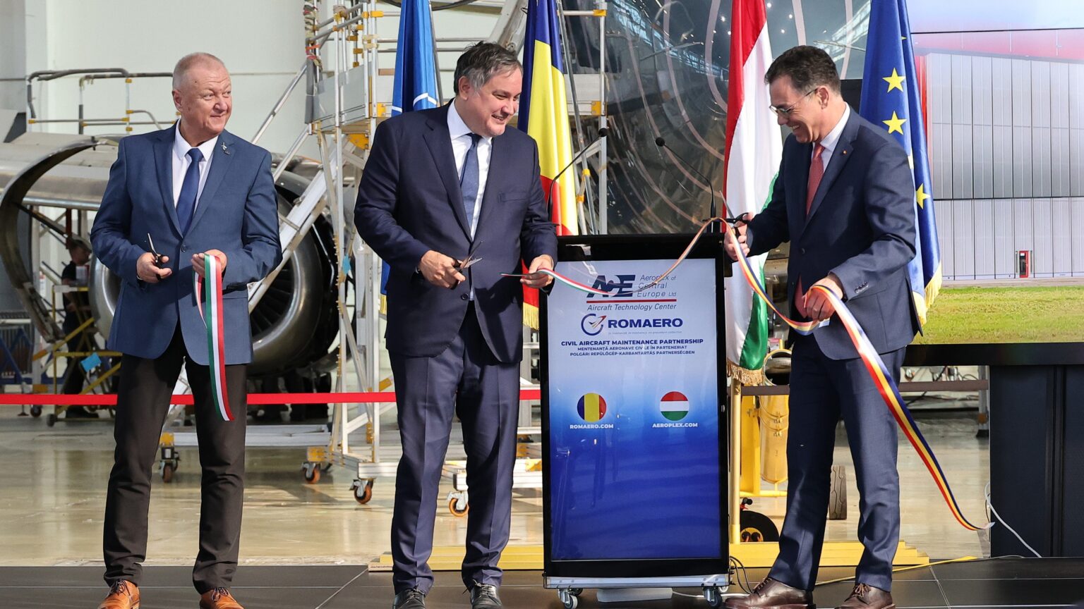 Hungary and Romania Inaugurate Joint Aircraft Maintenance Facility in Bucharest