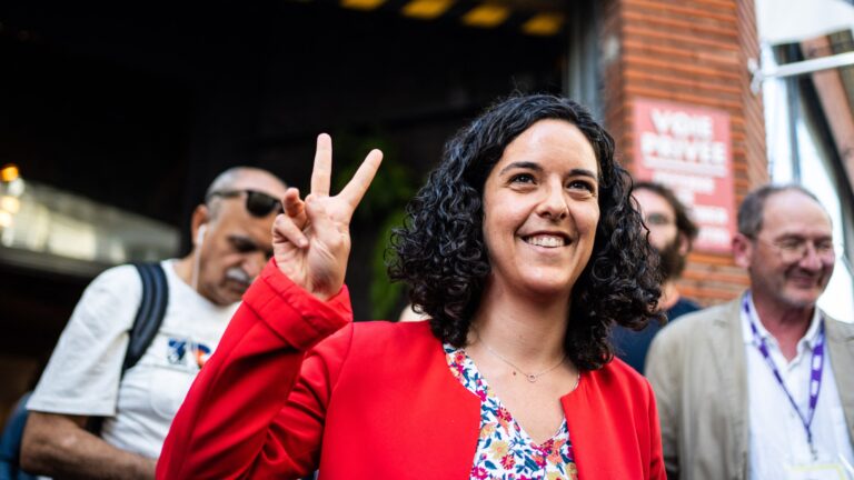 Manon Aubry, Co-President of the Left Group in the European Parliament, GUE NGL, Member of the European Parliament La France Insoumise.