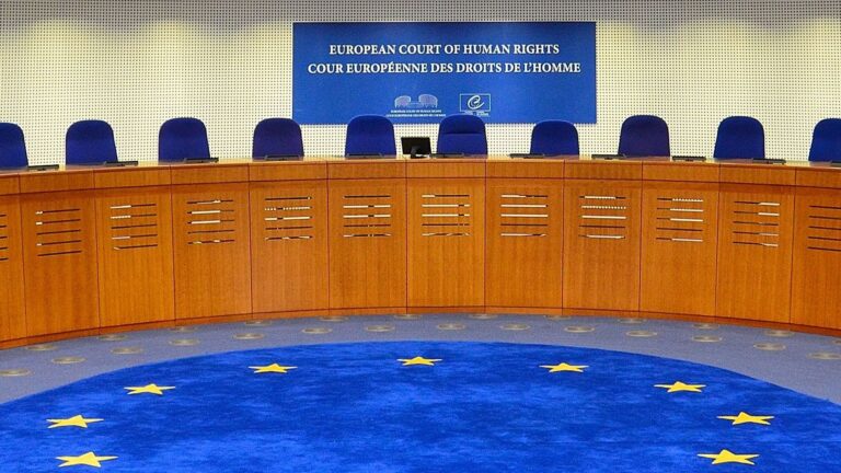 Courtroom of the European Court of Human Rights (cropped, 2014)