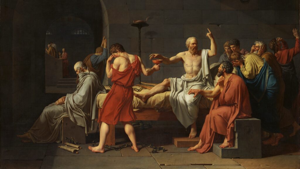 David - The Death of Socrates