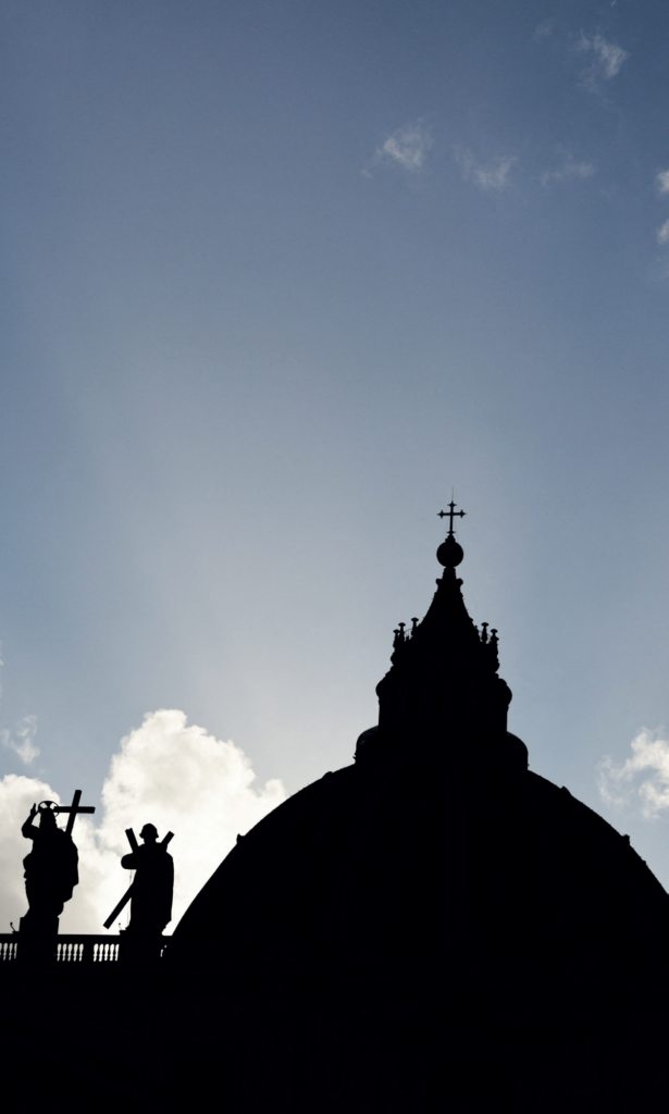 A view of the Saint
Peter's Basilica. Vatican City, Italy, 27 March 2024