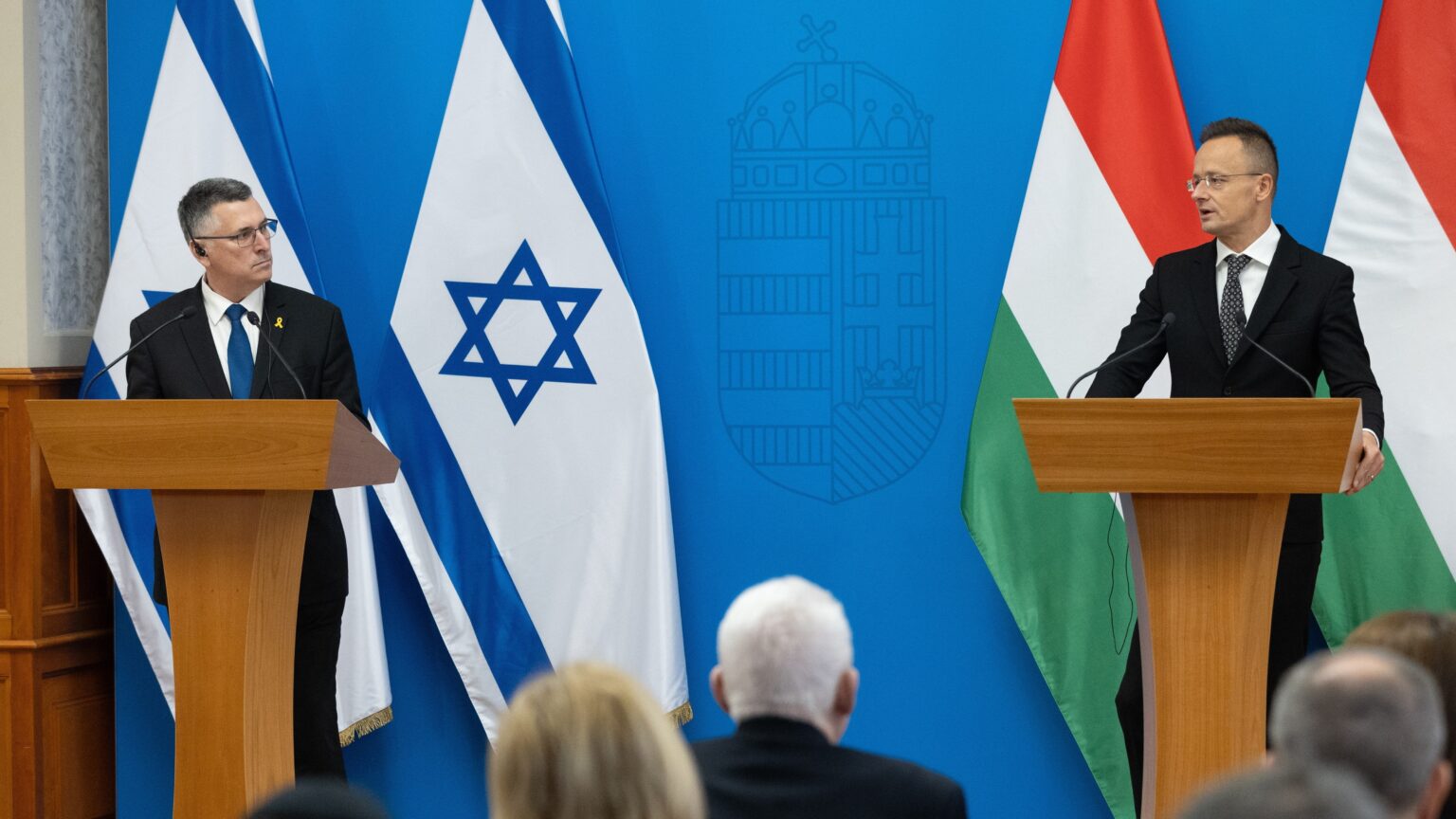 Gideon Sa’ar in Budapest: ‘As long as Hamas is in power, there will be no peace in the Middle East’