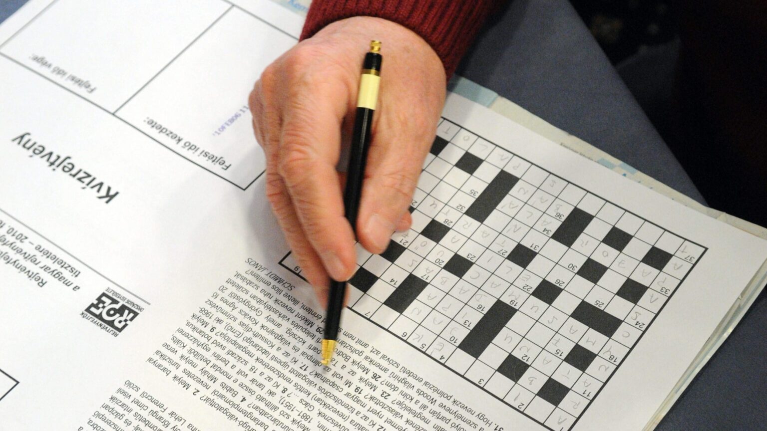 Marking the Centennial of Hungary’s First Crossword Puzzle