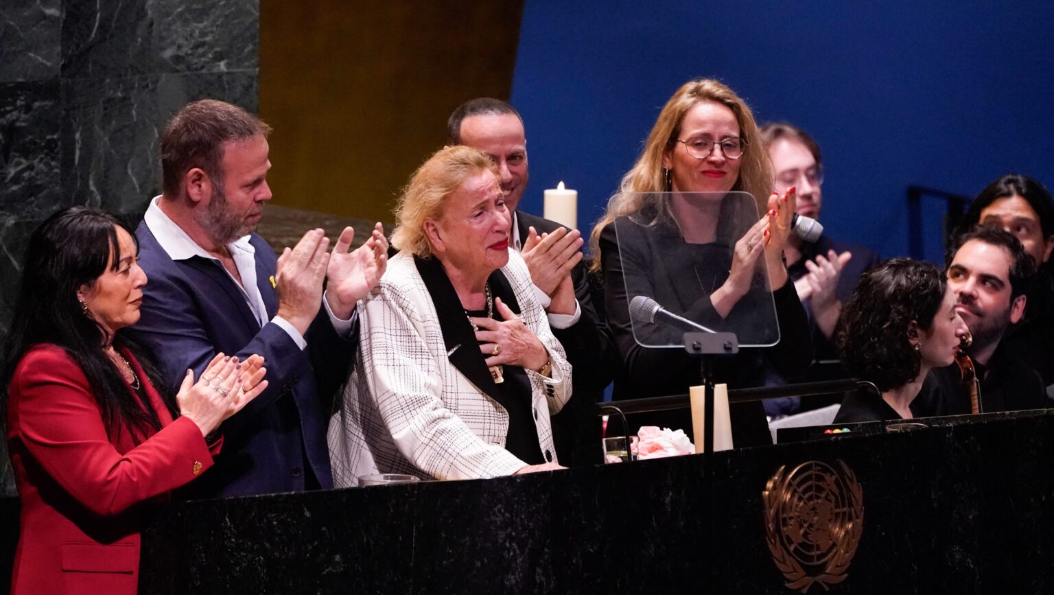 Hungarian Holocaust Survivor Miller Speaks at UN on International Holocaust Remembrance Day