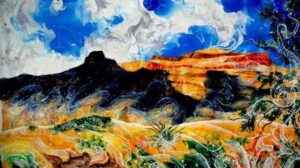 Shadow Mountain by contemporary American postmodern artist Donray