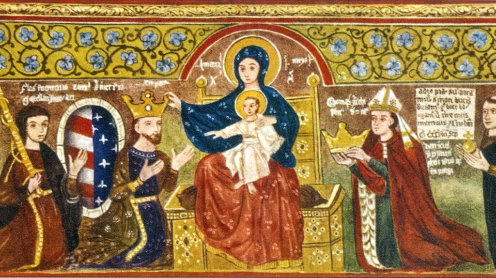 Coronation of Charles I by the Virgin Mary