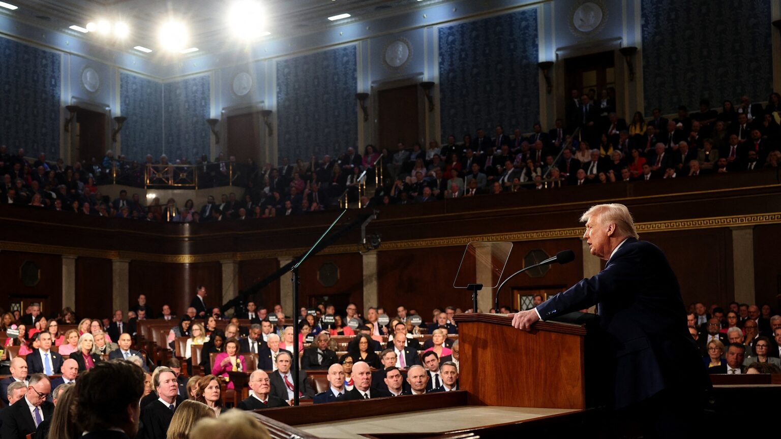 Trump Touts Accomplishments in Joint Address as Democrats Seethe